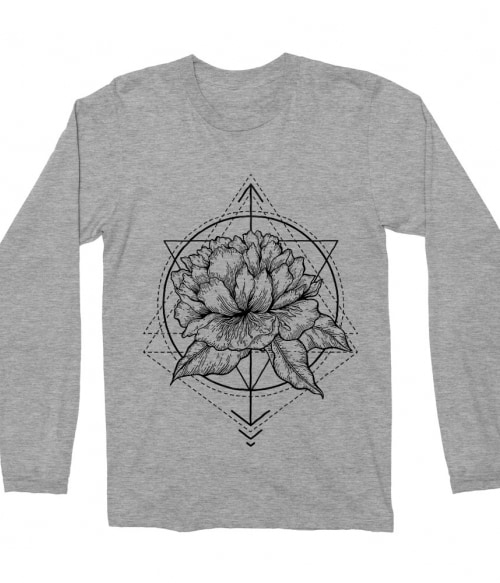 Geometric flower tattoo Póló - Ha Flower rajongó ezeket a pólókat tuti imádni fogod!