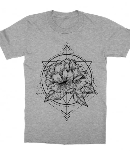 Geometric flower tattoo Póló - Ha Flower rajongó ezeket a pólókat tuti imádni fogod!