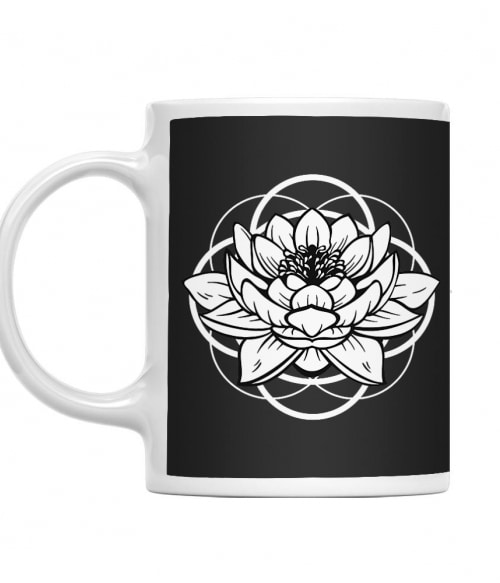 Lotus mandala Virágos Bögre - Virágos