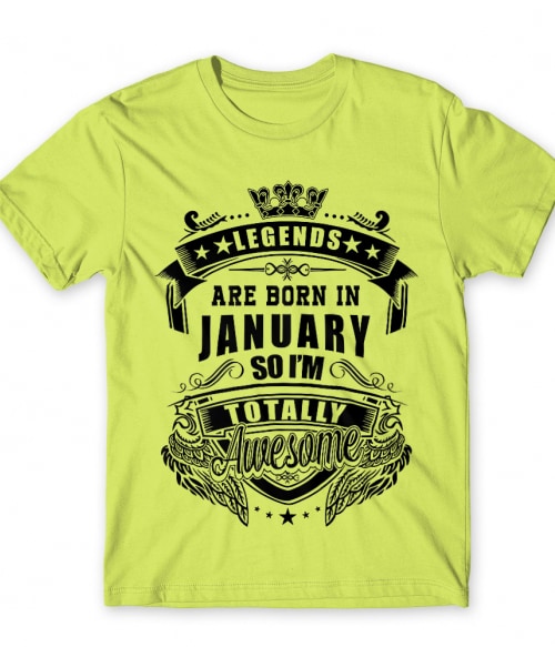 Totally Awesome January Póló - Ha Birthday rajongó ezeket a pólókat tuti imádni fogod!