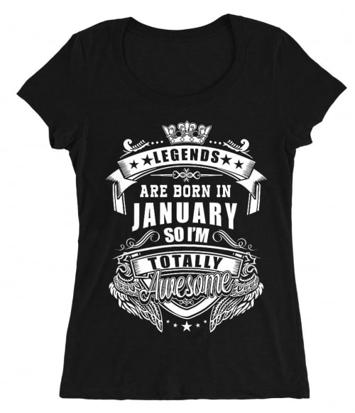 Totally Awesome January Póló - Ha Birthday rajongó ezeket a pólókat tuti imádni fogod!