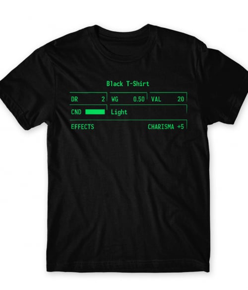 Fallout black t-shirt Fallout Póló - Gaming