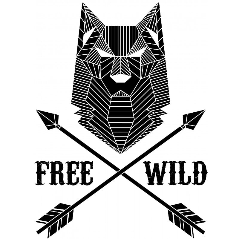 Free wild wolf