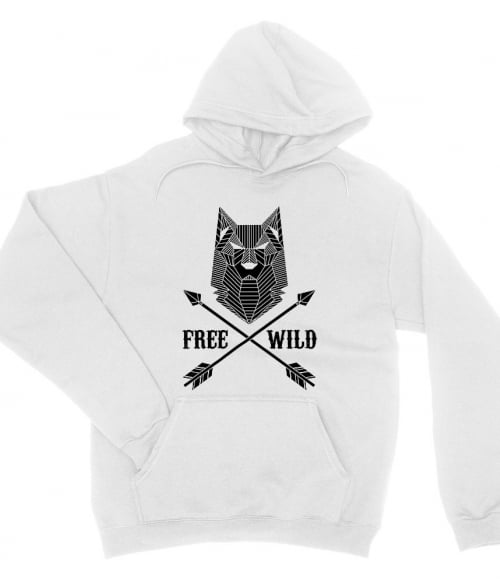 Free wild wolf Farkasos Pulóver - Farkasos