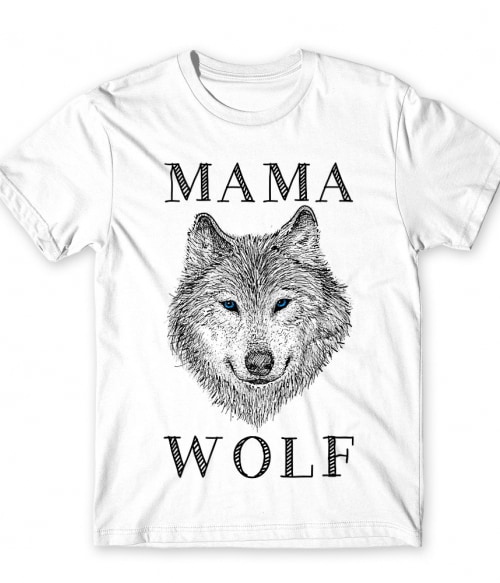 Mama wolf Farkasos Póló - Farkasos