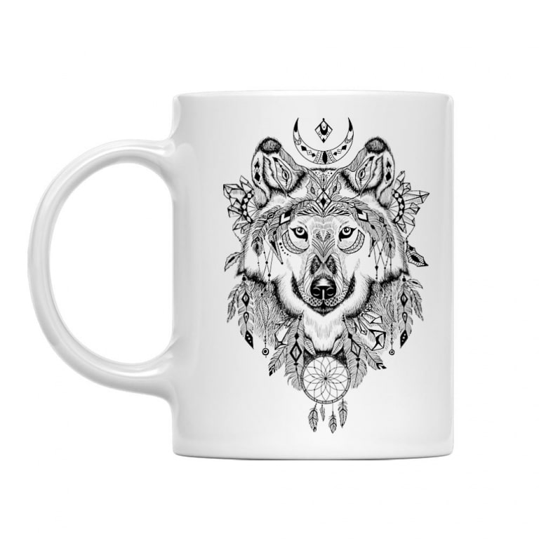 Wolf dream catcher