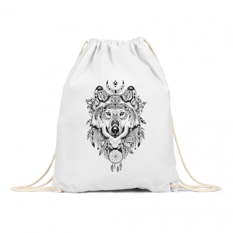 Wolf dream catcher