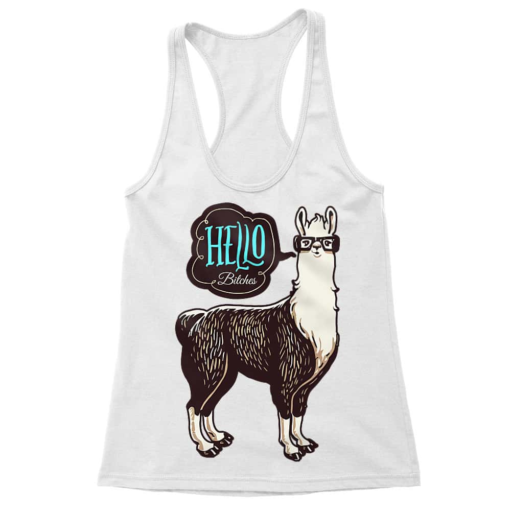 Hello bitches llama Női Trikó