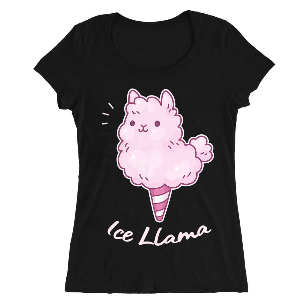 Ice llama Női O-nyakú Póló