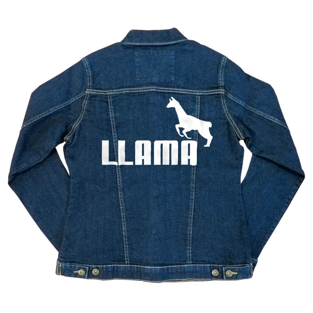 Llama logo Női Farmerkabát