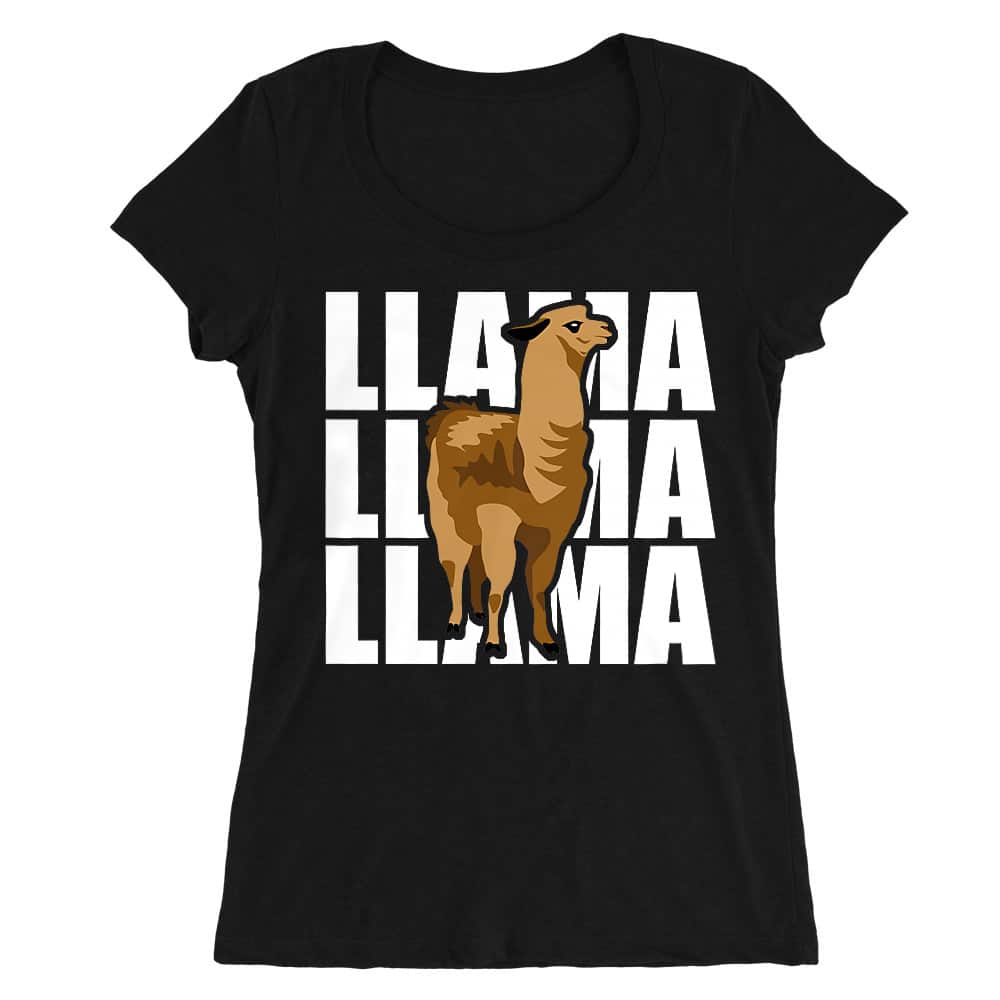 Llama llama llama Női O-nyakú Póló