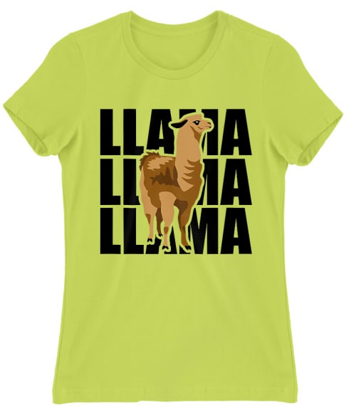 Llama llama llama Lámás Női Póló - Lámás
