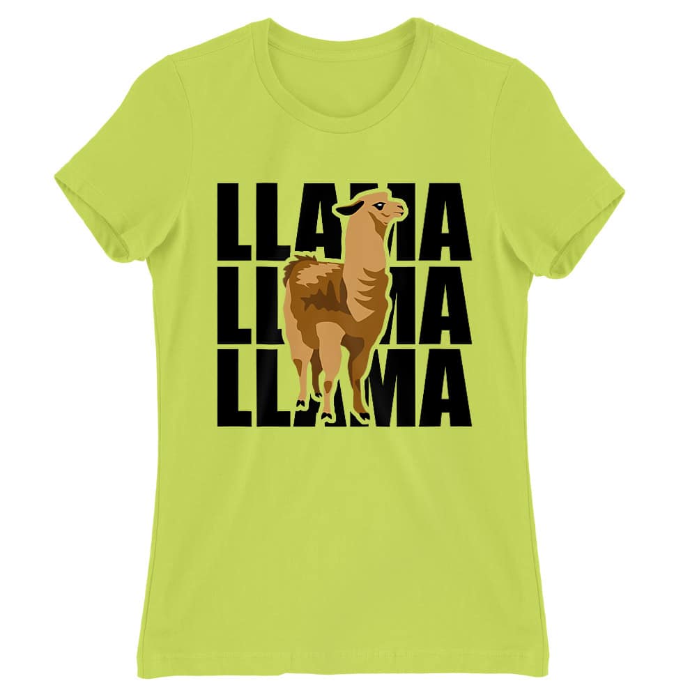 Llama llama llama Női Póló