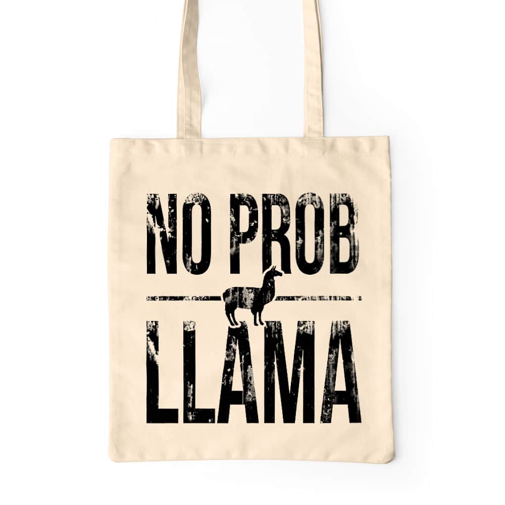 No prob llama Prémium Vászontáska