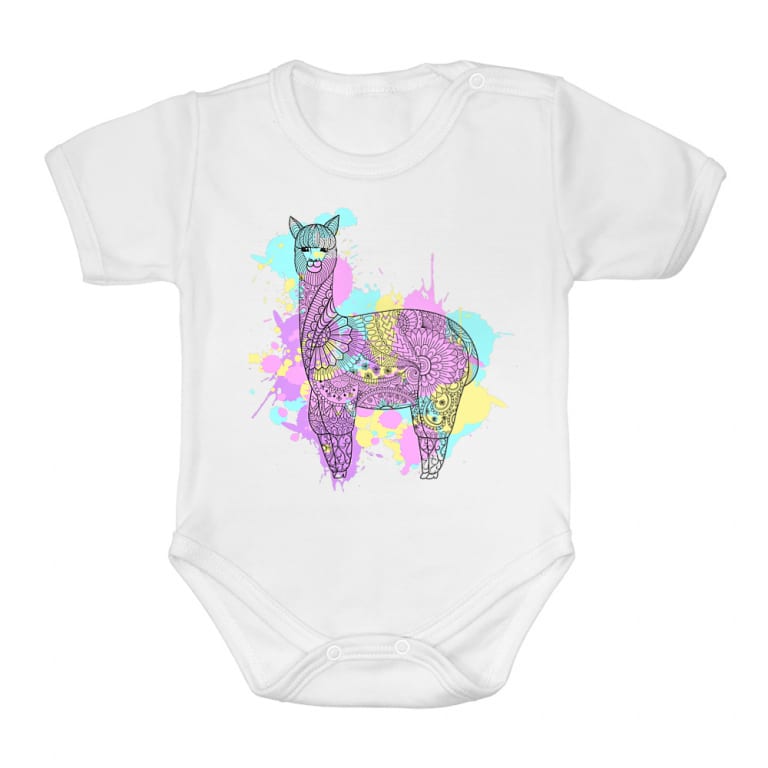 Watercolor llama