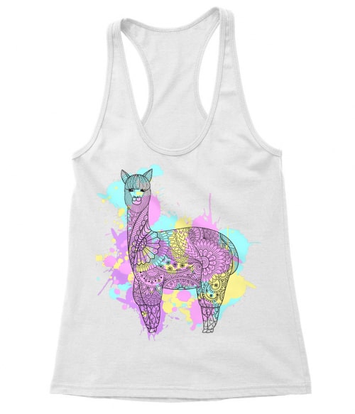 Watercolor llama Póló - Ha Llama rajongó ezeket a pólókat tuti imádni fogod!
