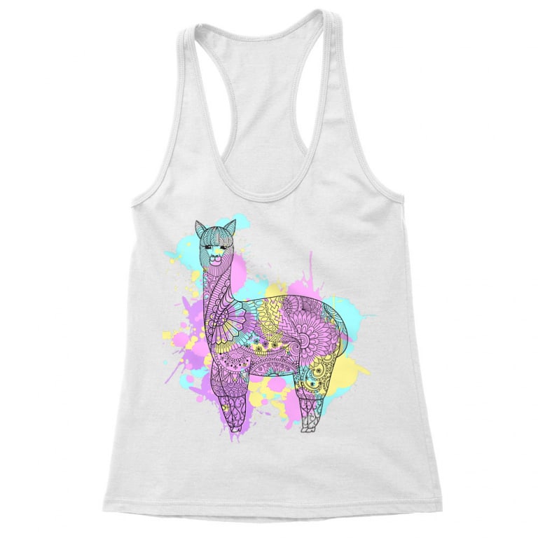 Watercolor llama