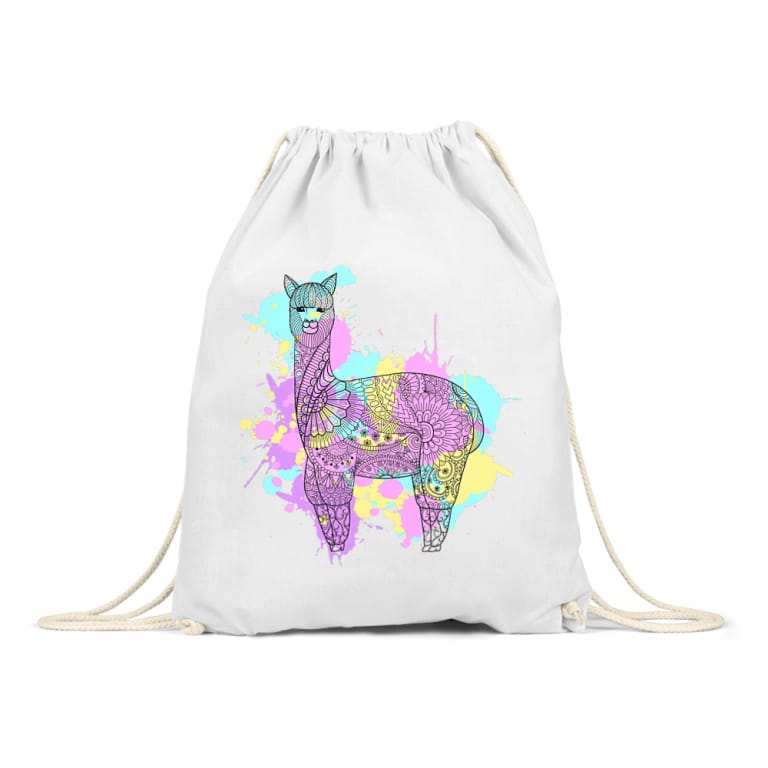 Watercolor llama
