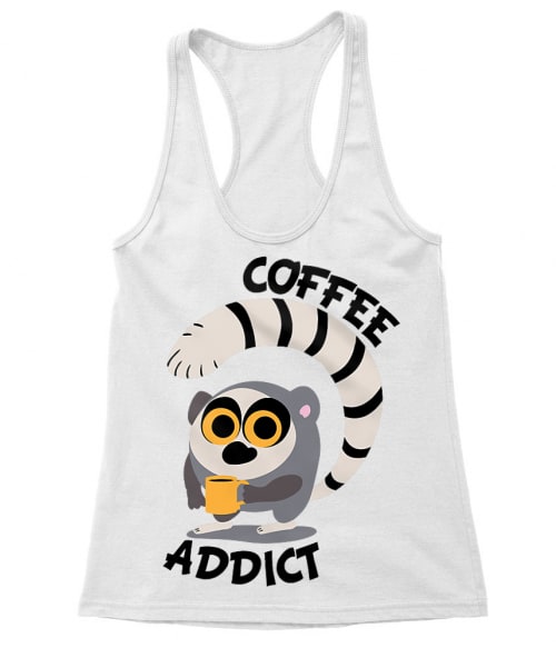 Coffee Lemur Póló - Ha Lemur rajongó ezeket a pólókat tuti imádni fogod!