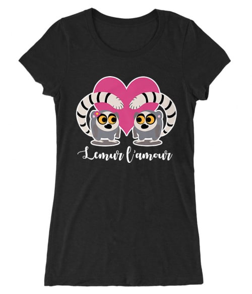 Lemur l'amour Póló - Ha Lemur rajongó ezeket a pólókat tuti imádni fogod!