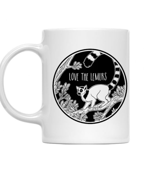 Love the lemurs Póló - Ha Lemur rajongó ezeket a pólókat tuti imádni fogod!