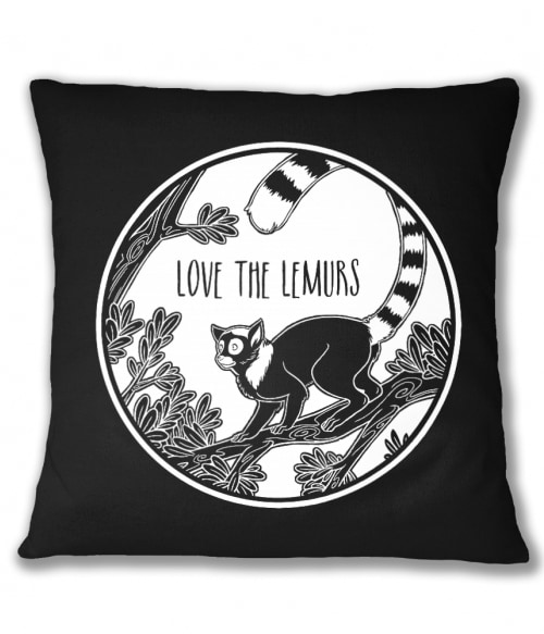 Love the lemurs Lemúr Párnahuzat - Lemúr