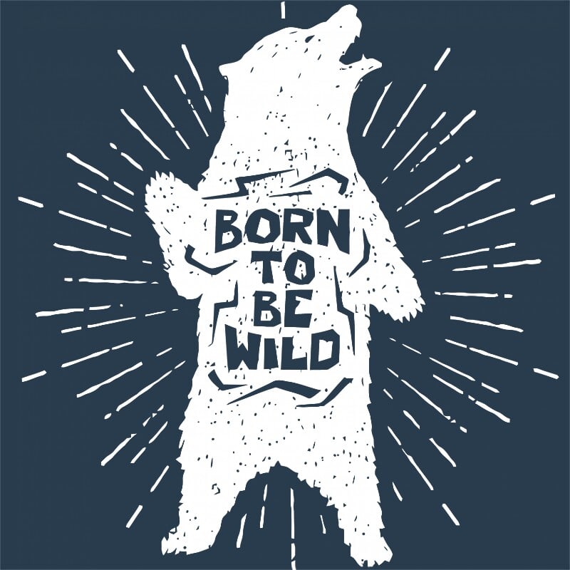 Born to be wild bear