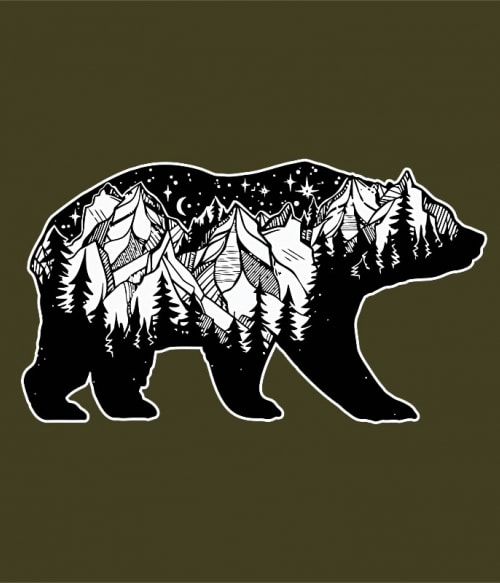 Winter bear Medve Pólók, Pulóverek, Bögrék - Medve