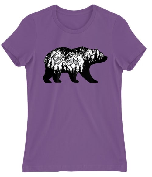 Winter bear Medve Női Póló - Medve