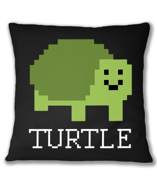 Pixel turtle Teknős Párnahuzat - Teknős