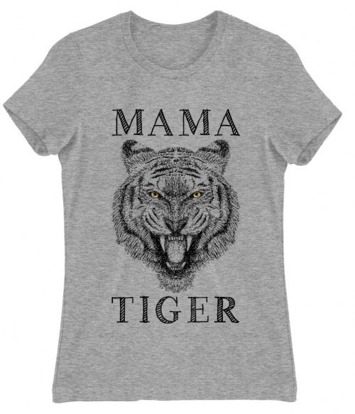 Mama tiger Tigrises Női Póló - Tigrises