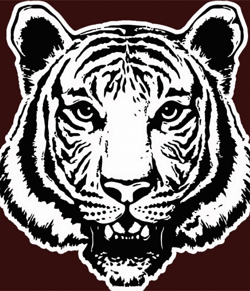 Tiger face Tigrises Pólók, Pulóverek, Bögrék - Tigrises