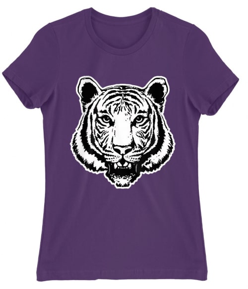 Tiger face Tigrises Női Póló - Tigrises