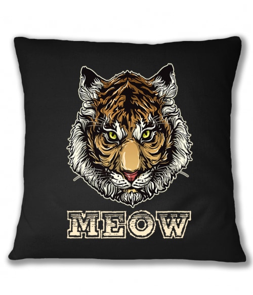 Tiger meow Tigrises Párnahuzat - Tigrises