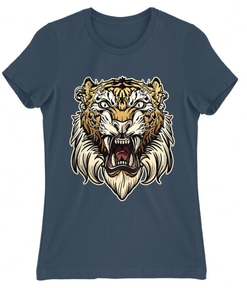 Tiger roar Tigrises Női Póló - Tigrises