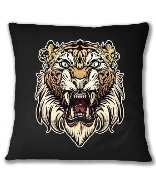 Tiger roar Tigrises Párnahuzat - Tigrises