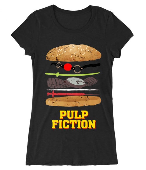 Pulp fiction burger Póló - Ha Pulp Fiction rajongó ezeket a pólókat tuti imádni fogod!