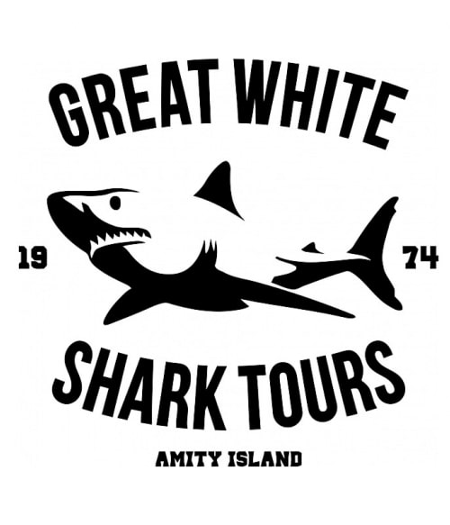 Great white shark Cápás Pólók, Pulóverek, Bögrék - Cápás
