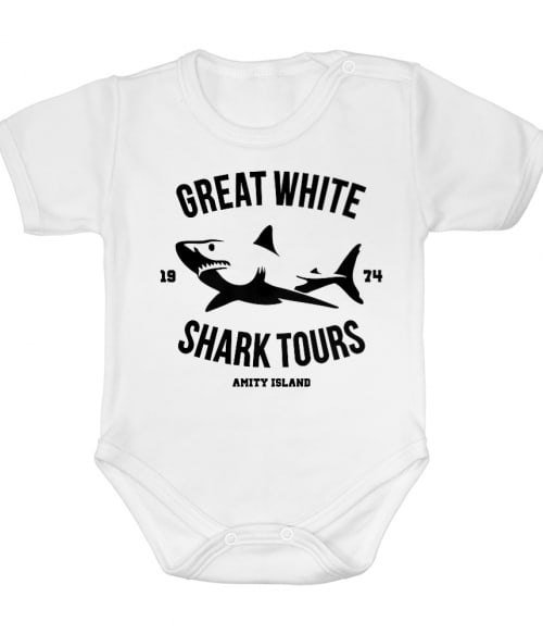 Great white shark Cápás Baba Body - Cápás