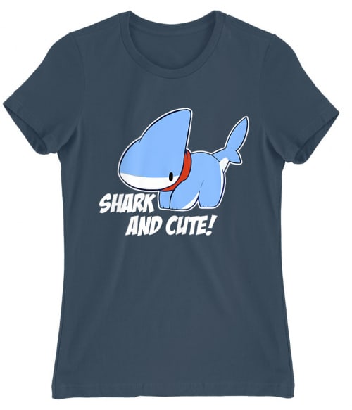 Shark and cute Cápás Női Póló - Cápás