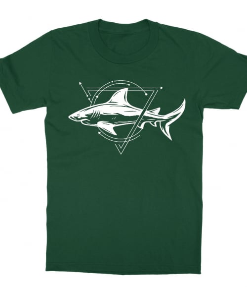 Geometric shark Póló - Ha Shark rajongó ezeket a pólókat tuti imádni fogod!