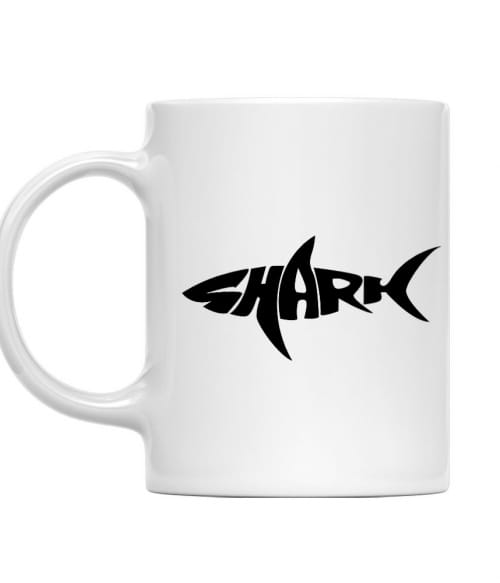 Shark text Cápás Bögre - Cápás