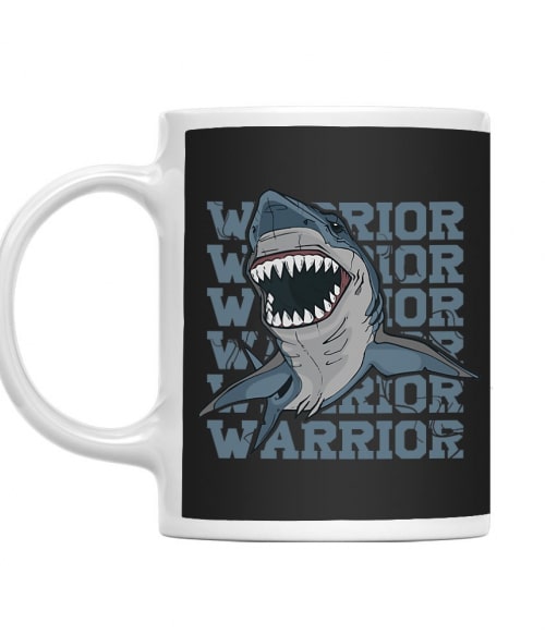 Warrior shark Cápás Bögre - Cápás