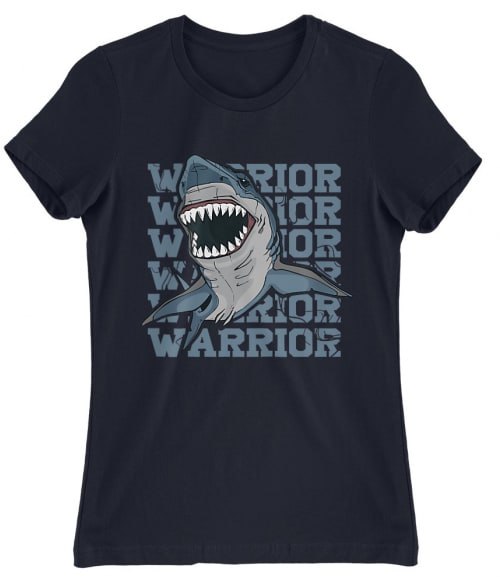 Warrior shark Cápás Női Póló - Cápás