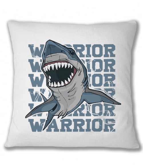 Warrior shark Cápás Párnahuzat - Cápás