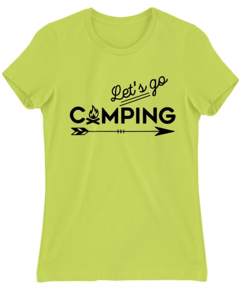 Let's go camping arrow Póló - Ha Hiking rajongó ezeket a pólókat tuti imádni fogod!