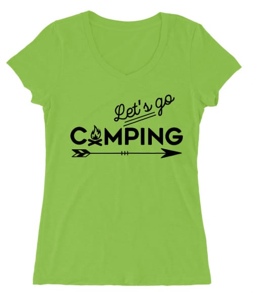 Let's go camping arrow Póló - Ha Hiking rajongó ezeket a pólókat tuti imádni fogod!