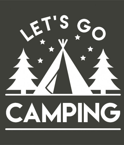 Let's go camping Túra Túra Túra Pólók, Pulóverek, Bögrék - Túra