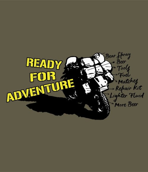 Ready for adventure Túra Túra Túra Pólók, Pulóverek, Bögrék - Túra