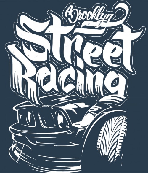 Brooklyn Street Racing Vezetés Pólók, Pulóverek, Bögrék - Vezetés